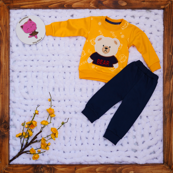 ست بلوزشلواراسپرت مدل خرسی